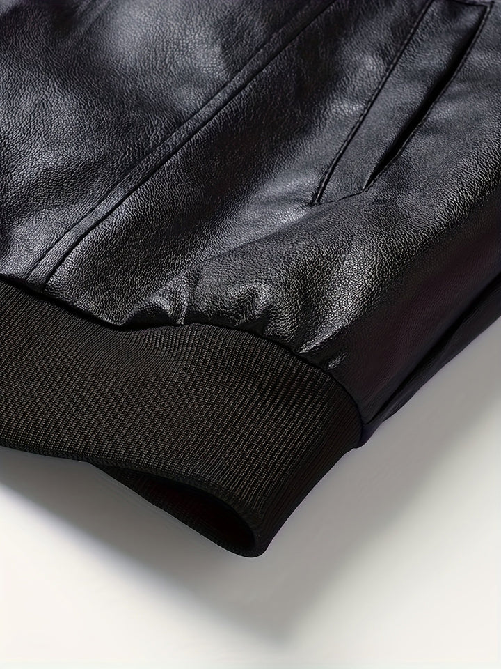 BROGAN - BOMBER MEN'S LEATHER JACKET 6