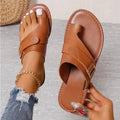 Luella | Women's Orthopedic Leather Toe Sandals