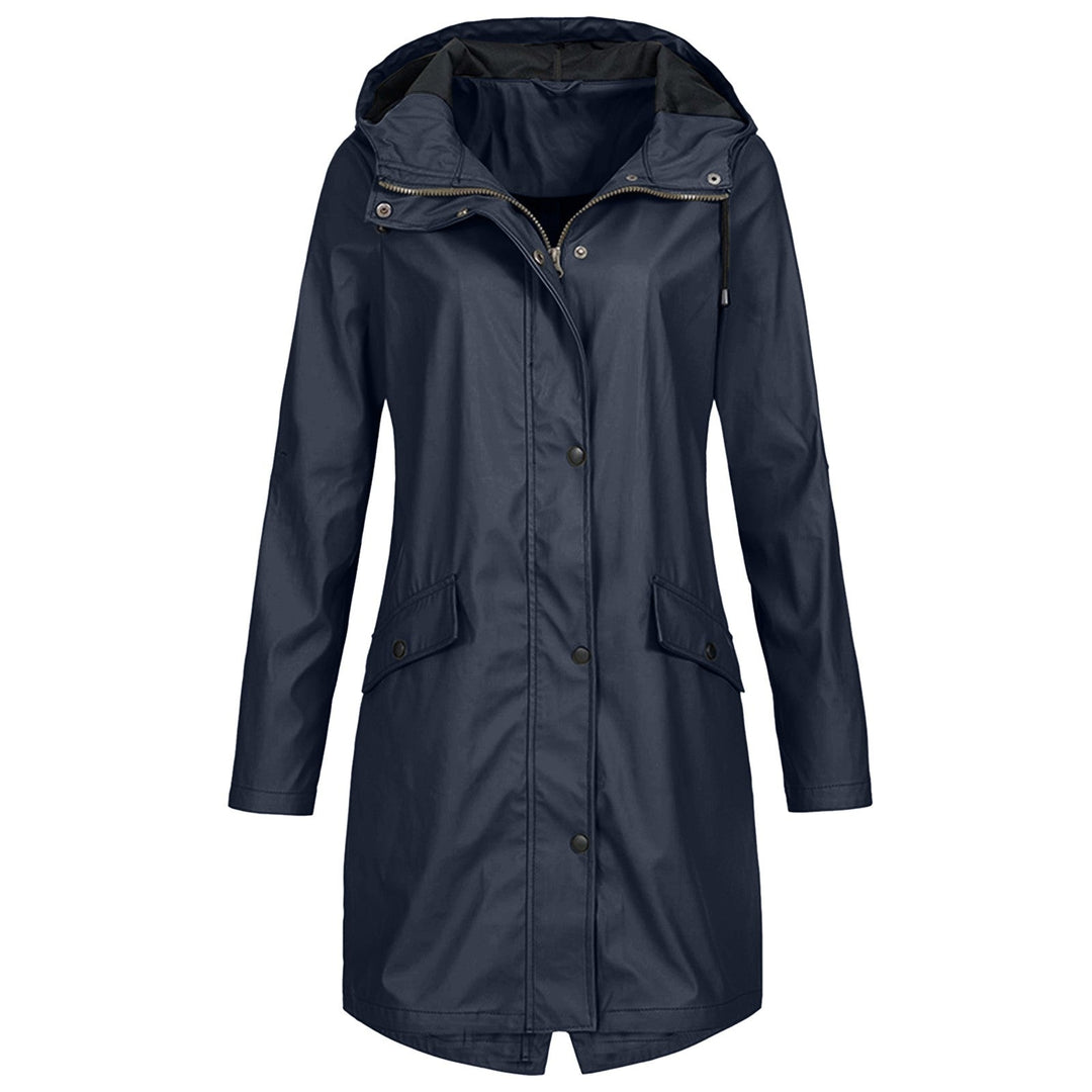 BRYONY - LONGLINE HOODED RAINCOAT 1