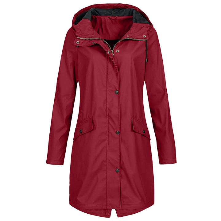 BRYONY - LONGLINE HOODED RAINCOAT 4