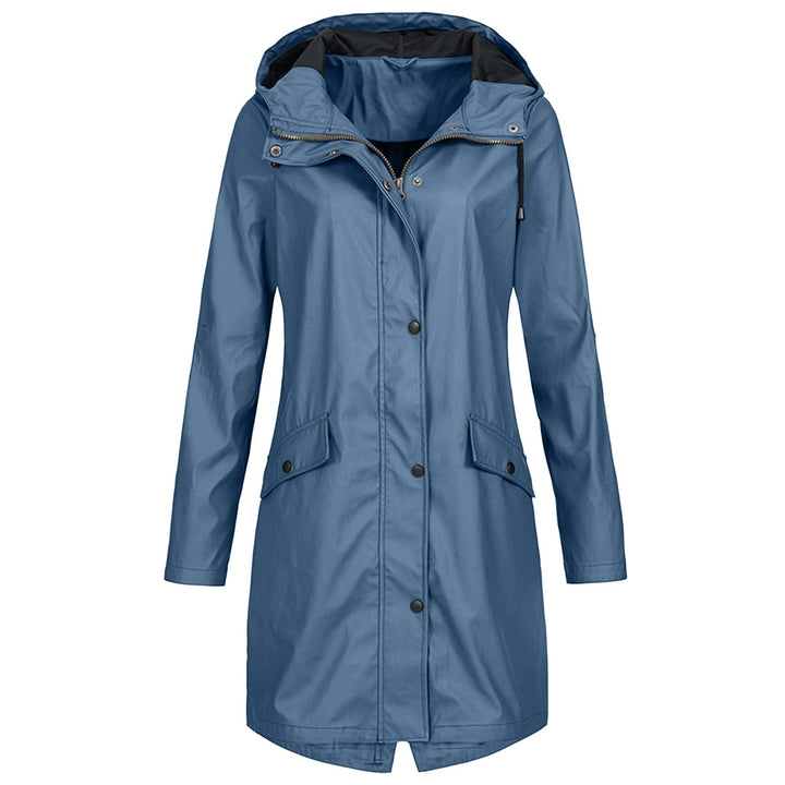 BRYONY - LONGLINE HOODED RAINCOAT 6