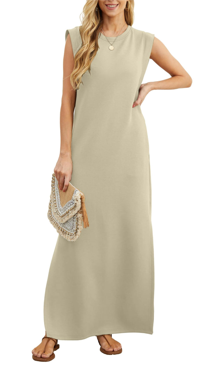 KAELIN – RELAXED FLOW SPLIT MAXI DRESS