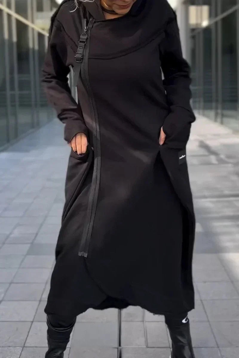 SERENYTHEA – LONG ZIP-UP HOODIE