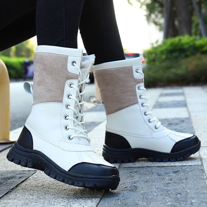 CAMELIA | WOMEN'S ORTHOPEDIC FUR LINED WINTER BOOTS LACE UP 5