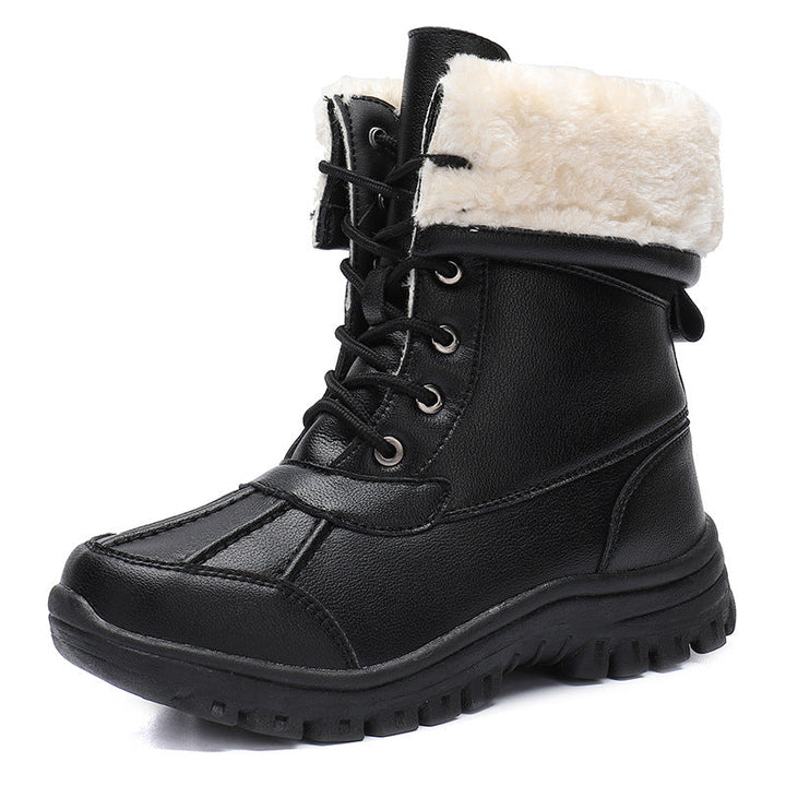CAMELIA | WOMEN'S ORTHOPEDIC FUR LINED WINTER BOOTS LACE UP 7