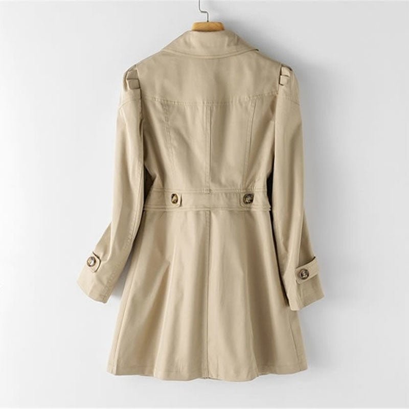 CAMILLE - ELEGANT BELTED TRENCH COAT 6