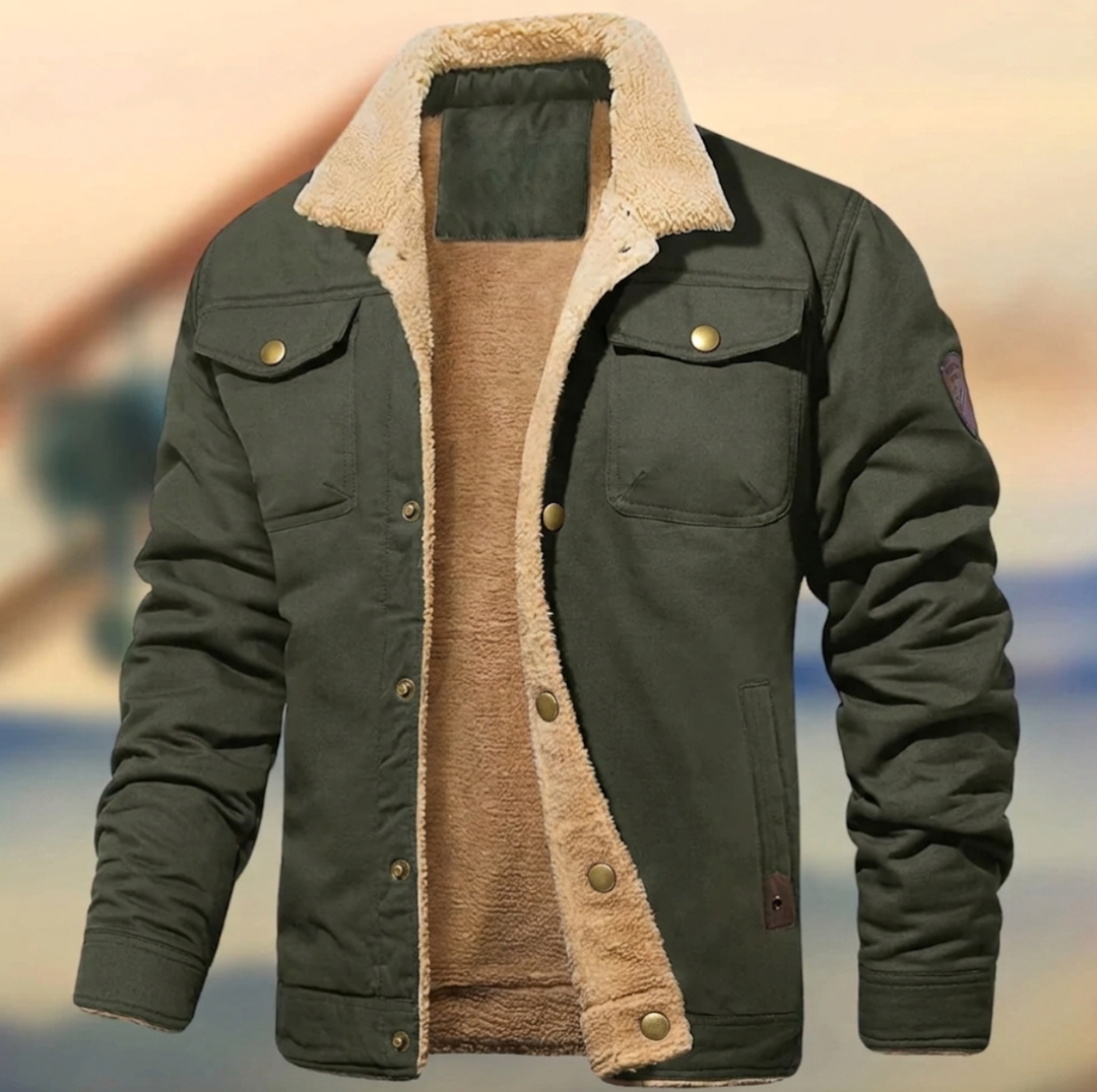 CEDRIC | MEN'S SHERPA JACKET SHIRT OVERSHIRT 1