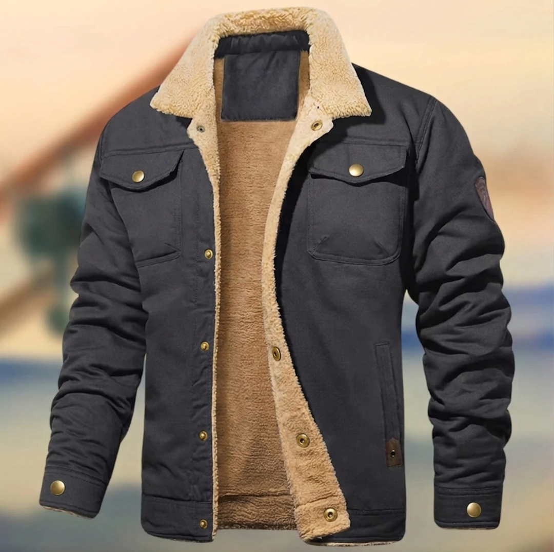 CEDRIC | MEN'S SHERPA JACKET SHIRT OVERSHIRT 4