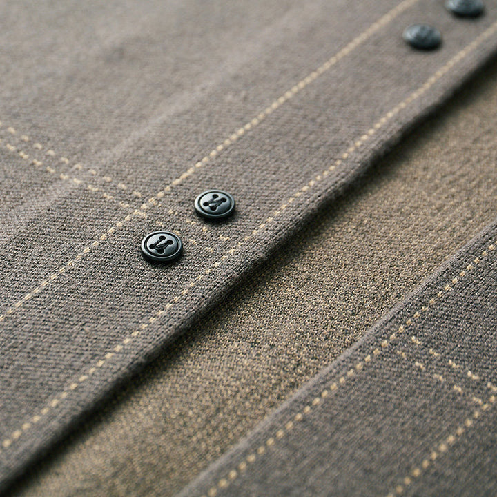 CLEMENT | MEN'S CARDIGAN SWEATER KNIT JACKET BUTTON UP 9