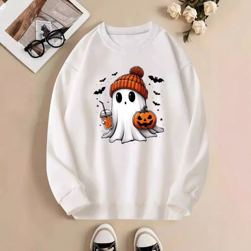 CLOTILDE | WOMEN'S HALLOWEEN SWEATSHIRT GRAPHIC PRINTED OVERSIZED FALL 2