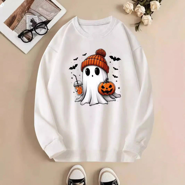 CLOTILDE | WOMEN'S HALLOWEEN SWEATSHIRT GRAPHIC PRINTED OVERSIZED FALL 2