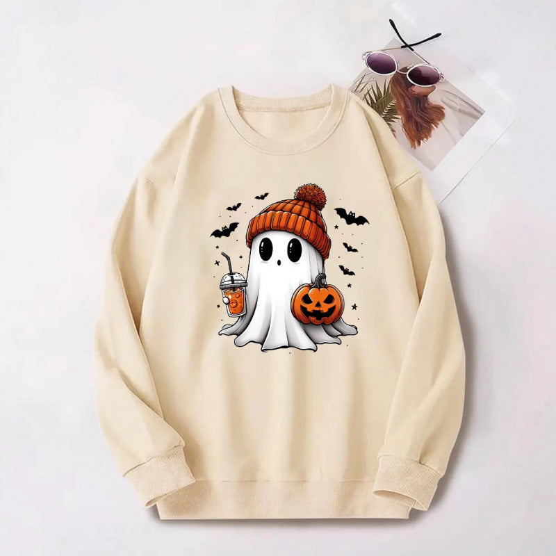 CLOTILDE | WOMEN'S HALLOWEEN SWEATSHIRT GRAPHIC PRINTED OVERSIZED FALL 5