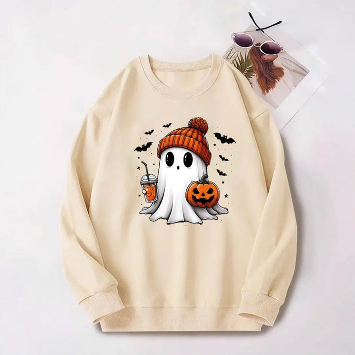 CLOTILDE | WOMEN'S HALLOWEEN SWEATSHIRT GRAPHIC PRINTED OVERSIZED FALL 5