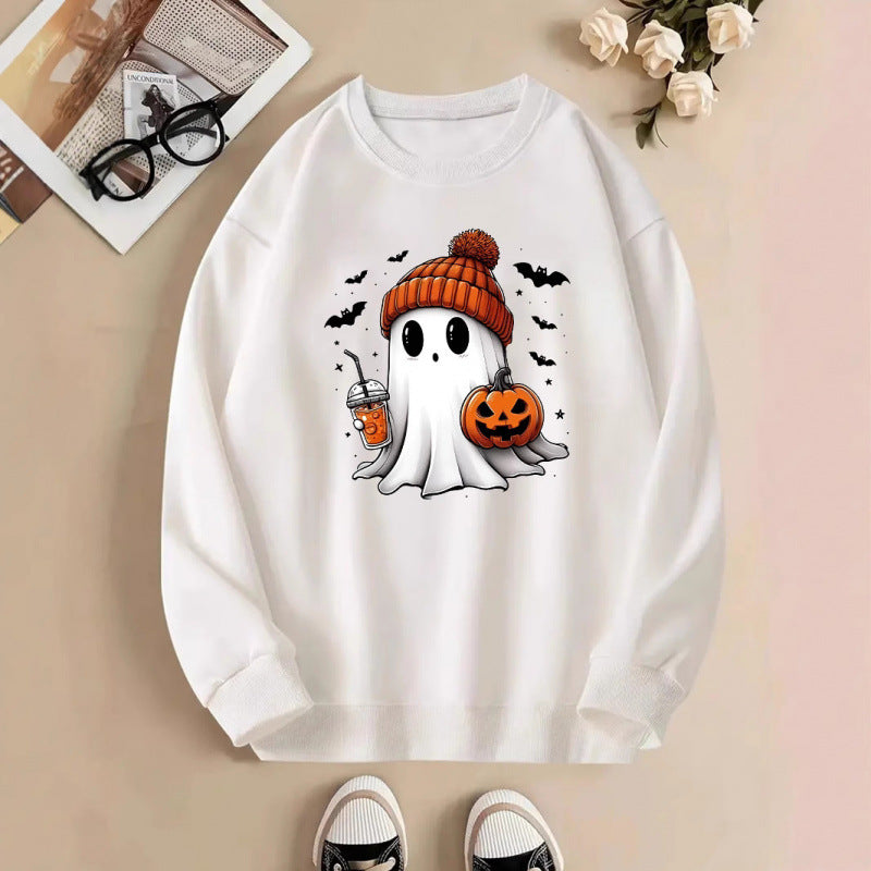 CLOTILDE | WOMEN'S HALLOWEEN SWEATSHIRT GRAPHIC PRINTED OVERSIZED FALL 6