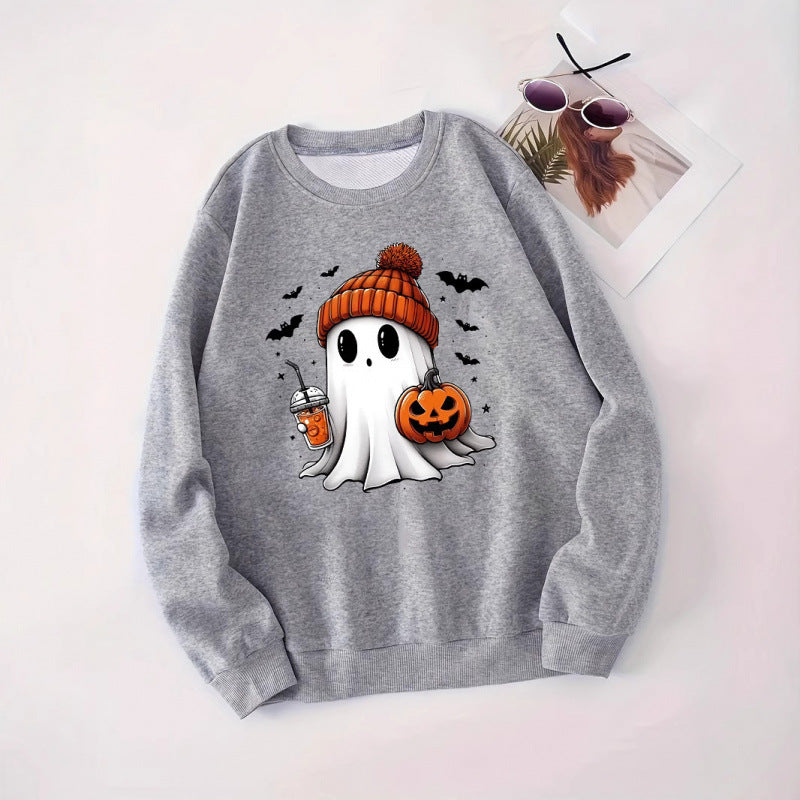 CLOTILDE | WOMEN'S HALLOWEEN SWEATSHIRT GRAPHIC PRINTED OVERSIZED FALL 8