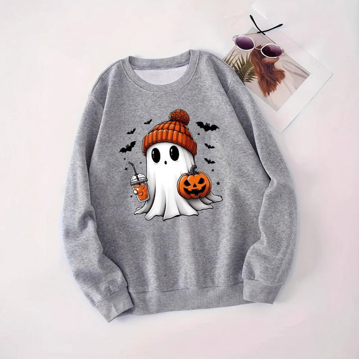 CLOTILDE | WOMEN'S HALLOWEEN SWEATSHIRT GRAPHIC PRINTED OVERSIZED FALL 8