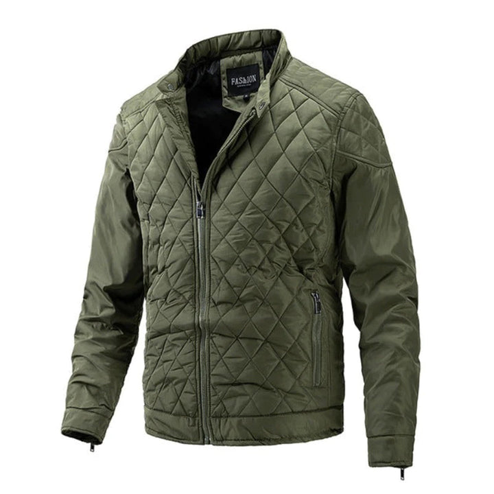 Men's Quilted Puffer Jacket – Green
