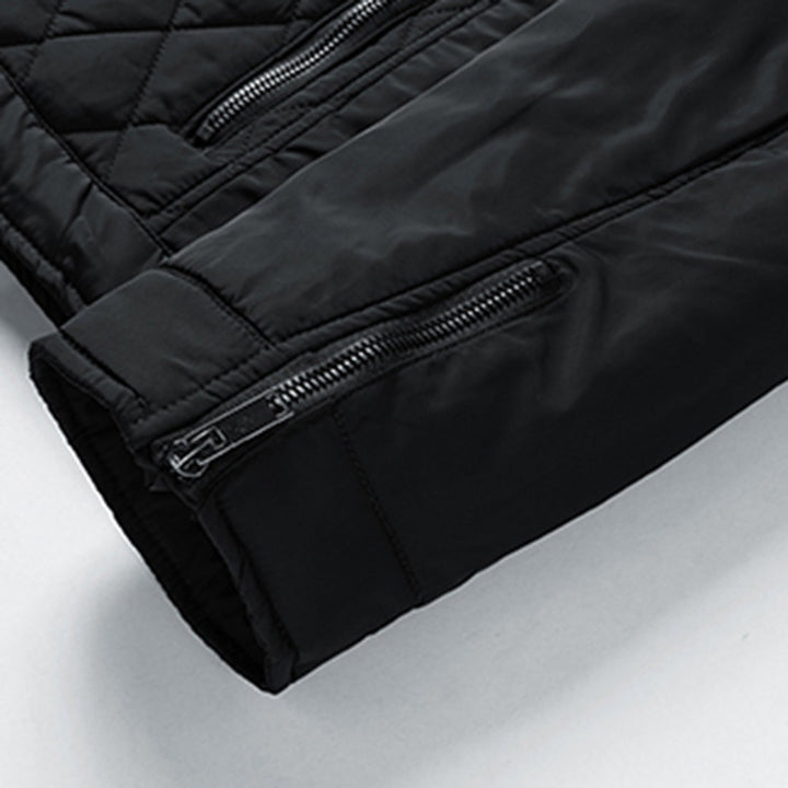 Men's Quilted Puffer Jacket – Detail View