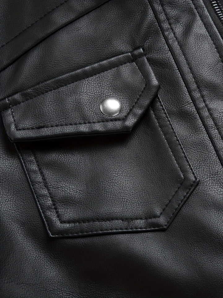 DASHIELL - HOODED MOTO MEN'S LEATHER JACKET 11