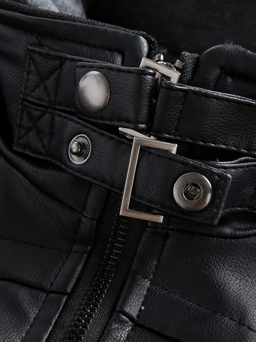 DASHIELL - HOODED MOTO MEN'S LEATHER JACKET 5