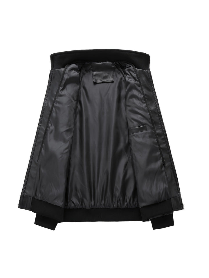 DASHIELL - HOODED MOTO MEN'S LEATHER JACKET 7