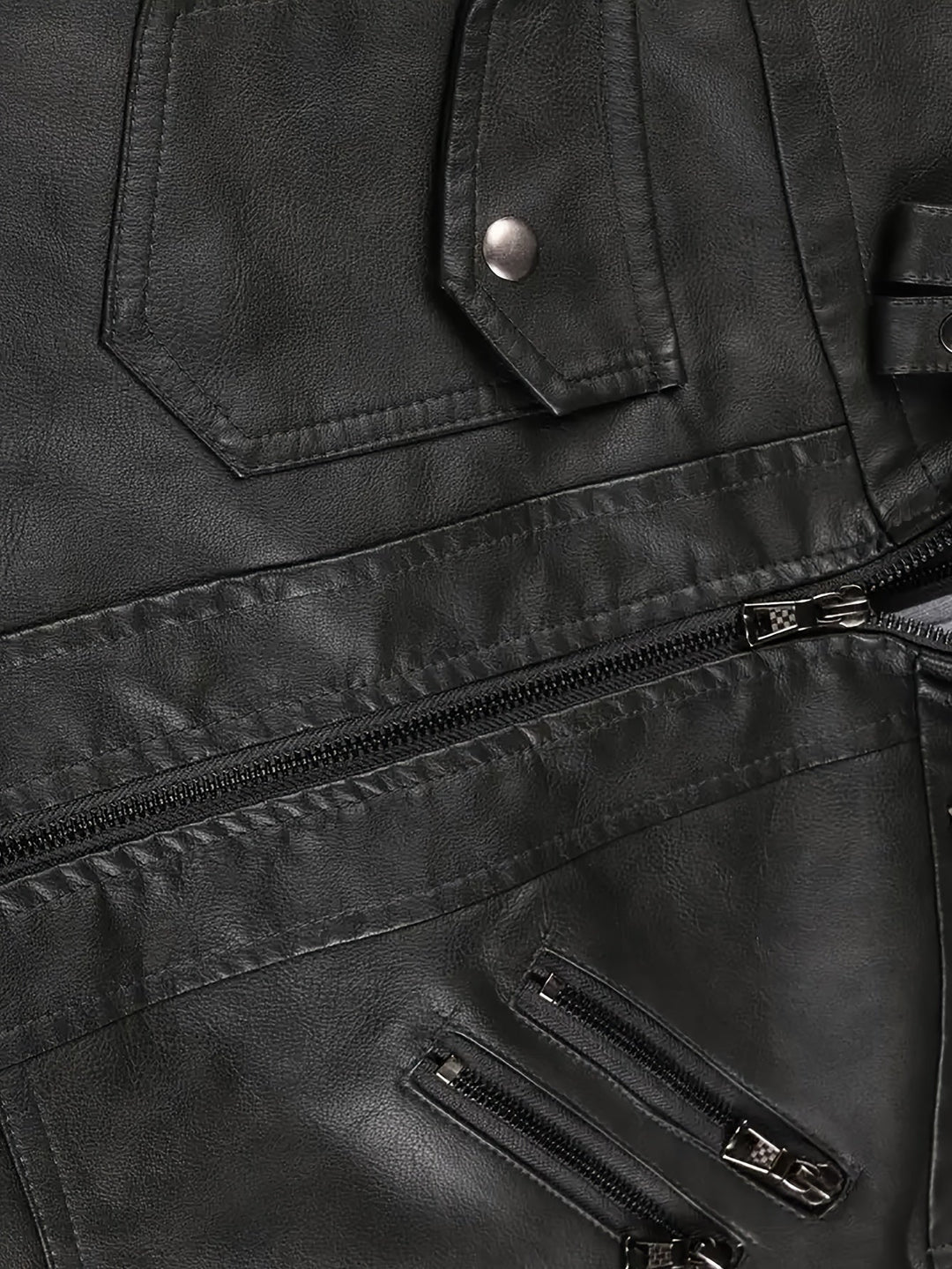 DASHIELL - HOODED MOTO MEN'S LEATHER JACKET 8