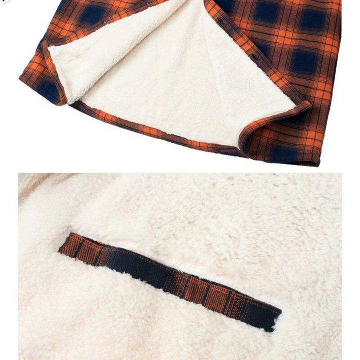 DAWSON | MEN'S SHERPA LINED JACKET PLAID FLANNEL 10