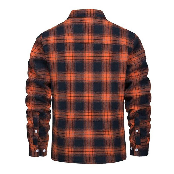 DAWSON | MEN'S SHERPA LINED JACKET PLAID FLANNEL 8