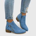 Virellina | Women's Orthopedic Zip Ankle Boots