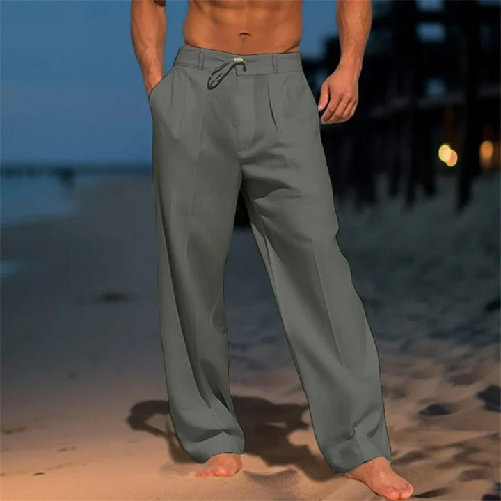 Natalie - Airy Linen-Look Pants