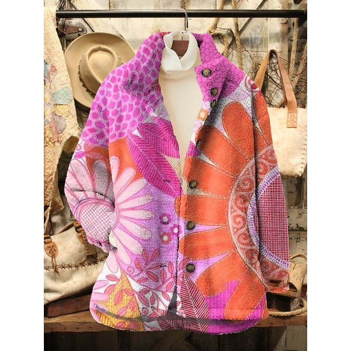 DESIREE | WOMEN'S FLORAL PATCHWORK QUILTED JACKET 2