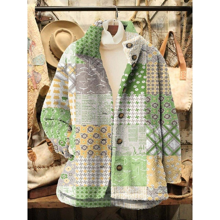 DESIREE | WOMEN'S FLORAL PATCHWORK QUILTED JACKET 4
