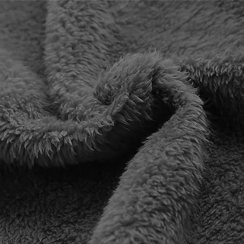 Men's Sherpa Lined Hooded Work Jacket – Detail View