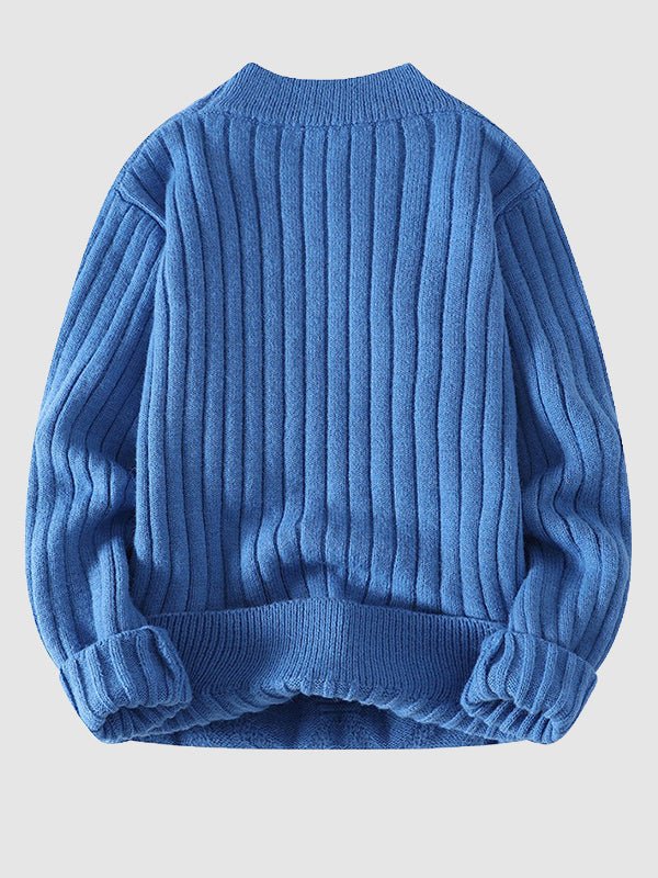 EDMUND | MEN'S CABLE KNIT SWEATER CREW NECK 5
