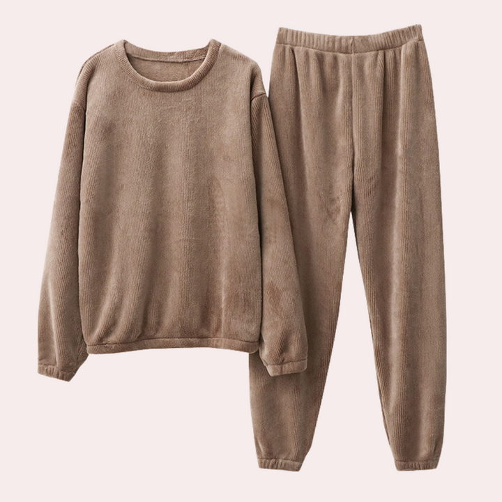 ELINA | WOMEN'S FLEECE PAJAMAS SET WARM WINTER 6