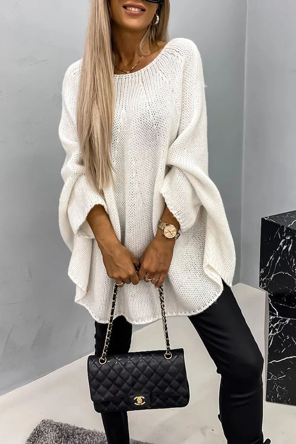 ELISE - OVERSIZED CREW NECK SWEATER 3