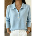 Eliza | Women's Polo Collar Knit Sweater