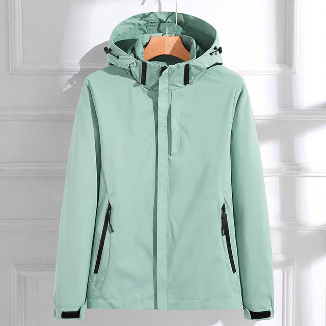 ELODIE - HOODED SOFTSHELL RAIN JACKET 1