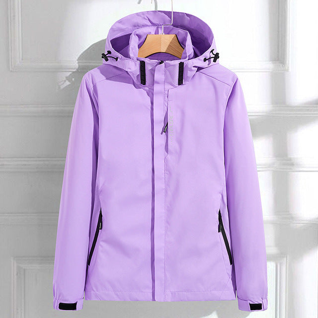 ELODIE - HOODED SOFTSHELL RAIN JACKET 3