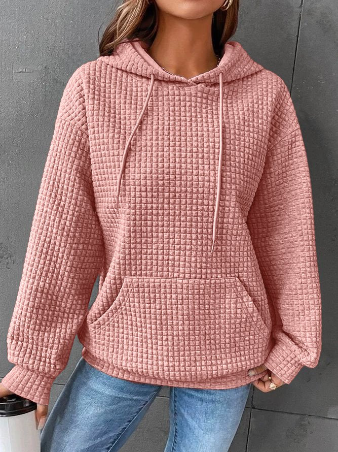 ELOISE | WOMEN'S HOODIE PULLOVER STRUCTURED KNIT 1