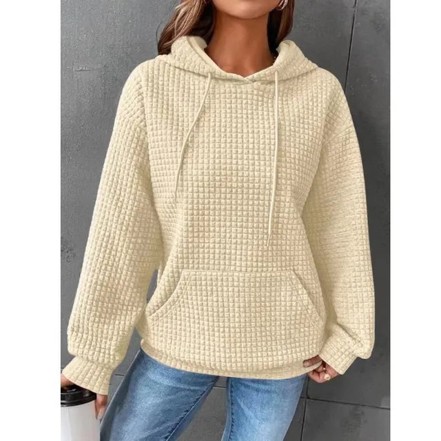 ELOISE | WOMEN'S HOODIE PULLOVER STRUCTURED KNIT 3