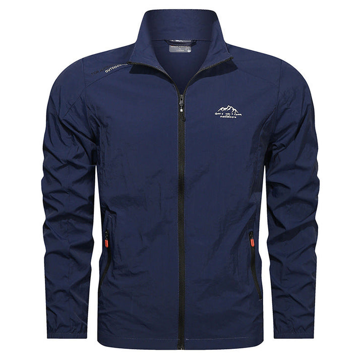 EMERIC | MEN'S LIGHTWEIGHT ZIP UP JACKET QUICK DRY STAND COLLAR 1