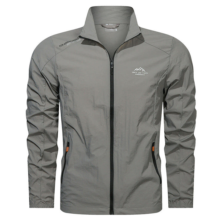 EMERIC | MEN'S LIGHTWEIGHT ZIP UP JACKET QUICK DRY STAND COLLAR 2