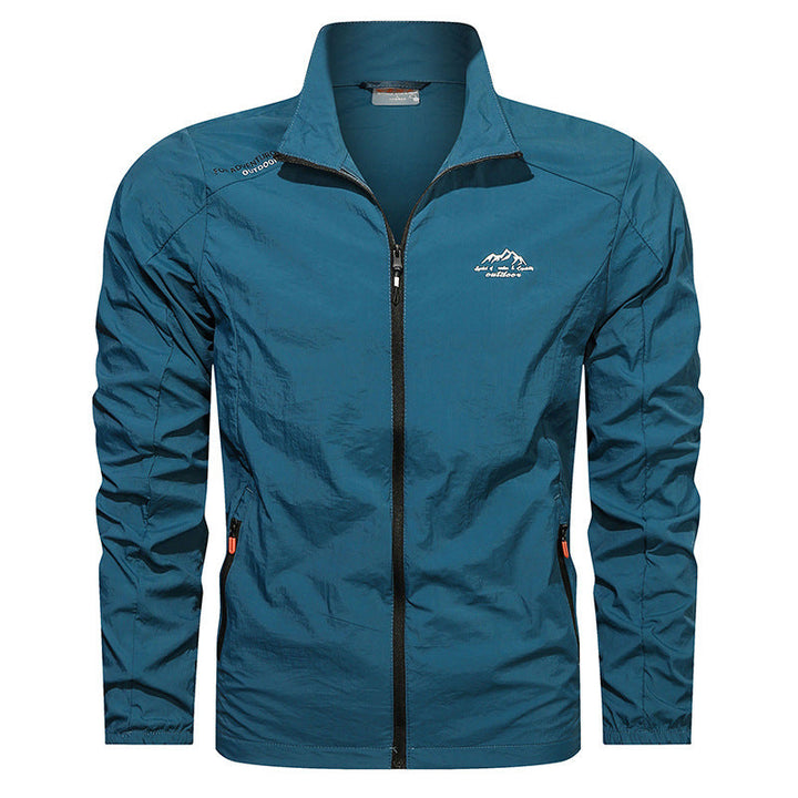 EMERIC | MEN'S LIGHTWEIGHT ZIP UP JACKET QUICK DRY STAND COLLAR 3