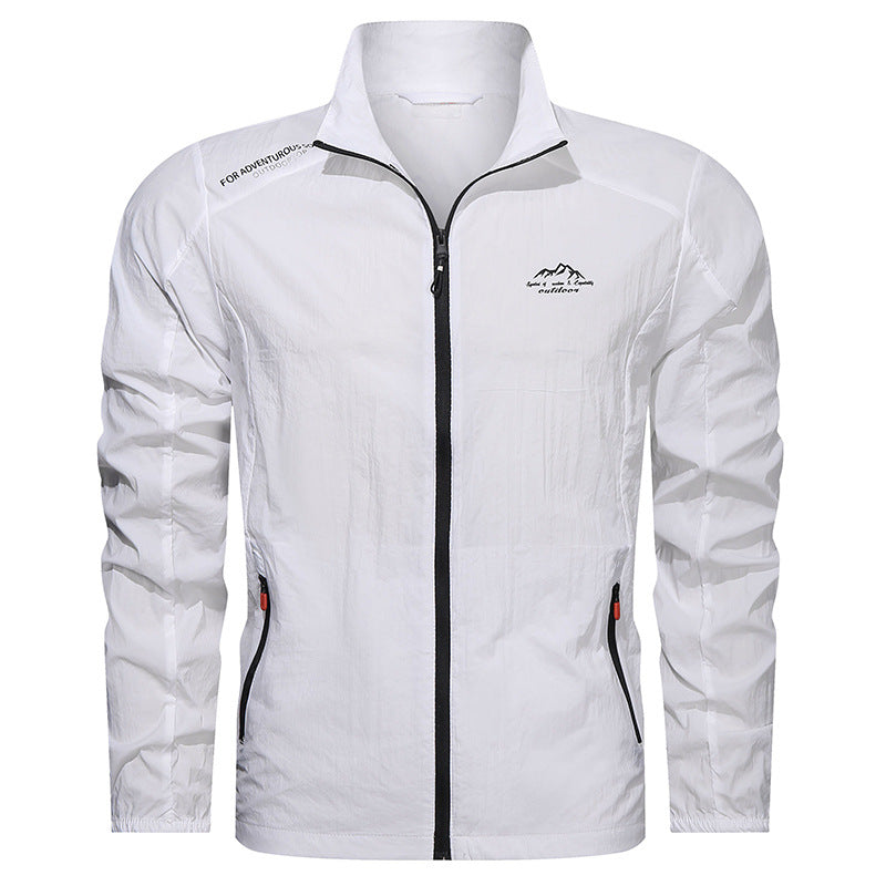 EMERIC | MEN'S LIGHTWEIGHT ZIP UP JACKET QUICK DRY STAND COLLAR 4