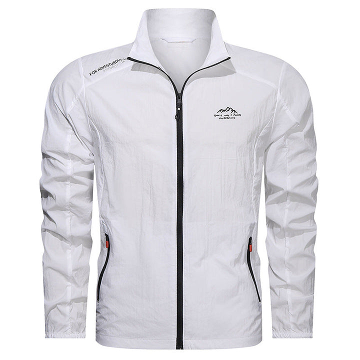EMERIC | MEN'S LIGHTWEIGHT ZIP UP JACKET QUICK DRY STAND COLLAR 4
