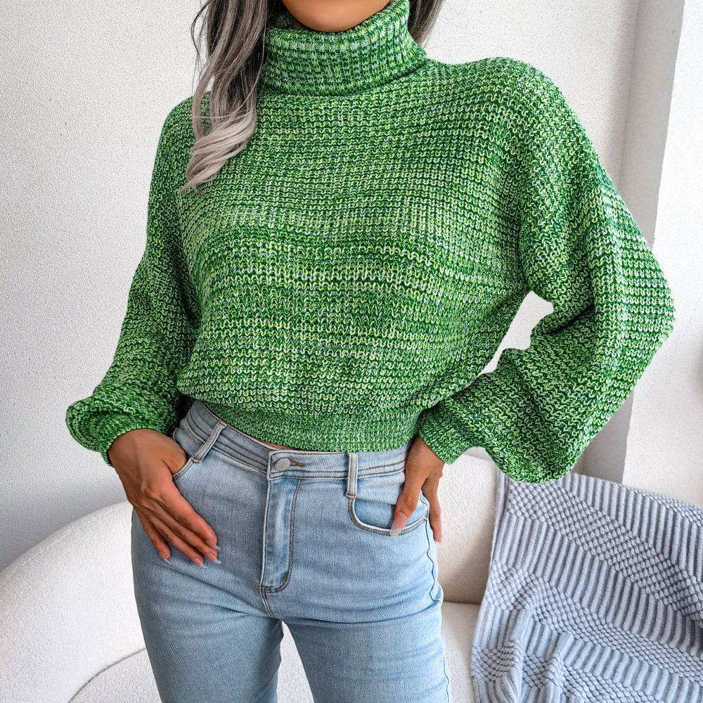 EMILIA - CHUNKY KNIT TURTLENECK SWEATER 1