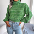 Emilia | Women's Chunky Knit Turtleneck Sweater