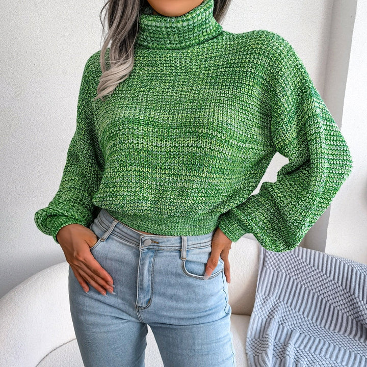 EMILIA - CHUNKY KNIT TURTLENECK SWEATER 1