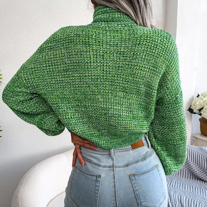 EMILIA - CHUNKY KNIT TURTLENECK SWEATER 4